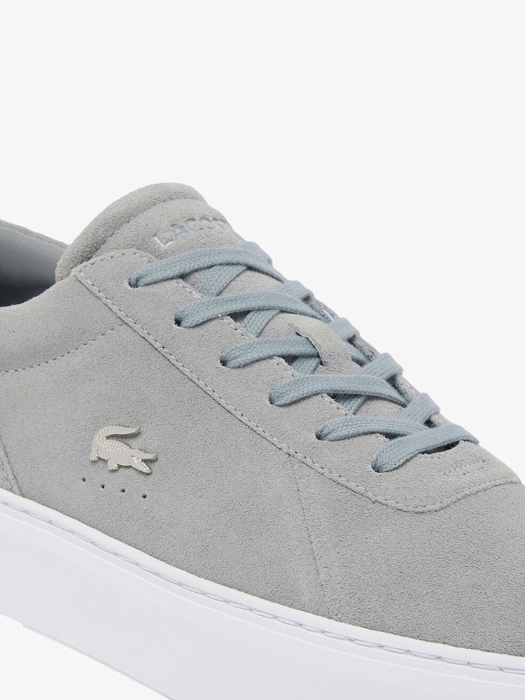 Lacoste Grey Court Set Trainers - Image 2 of 2 Lacoste Grey Court Set Trainers - Image 2 of 2