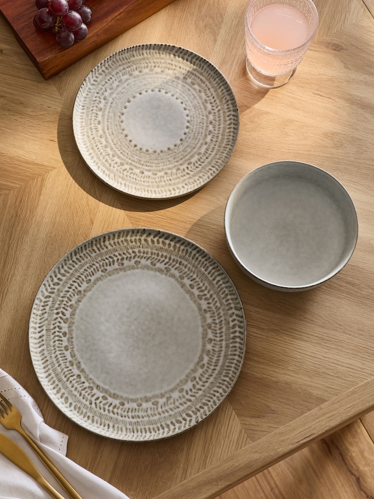 12 Piece Natural Global Dinner Set - Image 2 of 5 12 Piece Natural Global Dinner Set - Image 2 of 5