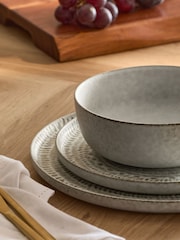 12 Piece Natural Global Dinner Set - Image 4 of 5