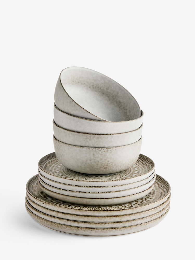 12 Piece Natural Global Dinner Set - Image 5 of 5 12 Piece Natural Global Dinner Set - Image 5 of 5