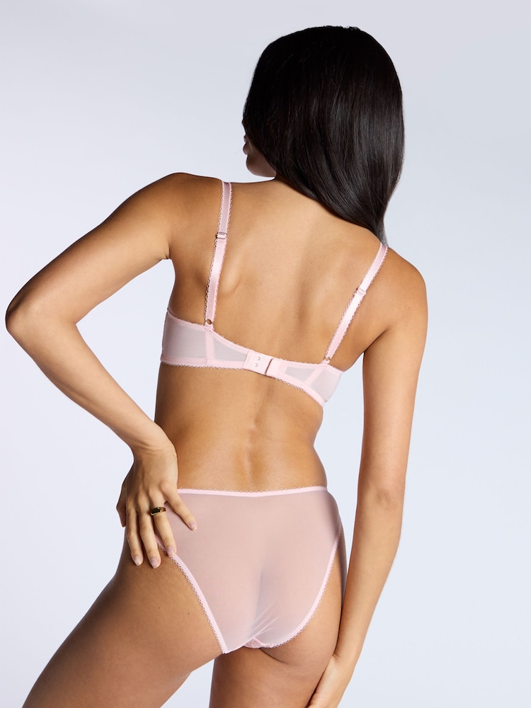 Boux Avenue Pink Brief Lace Billie Knickers - Image 2 of 5