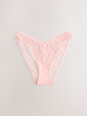 Boux Avenue Pink Brief Lace Billie Knickers - Image 5 of 5
