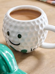 White Golf Mug with Lid - Image 3 of 4