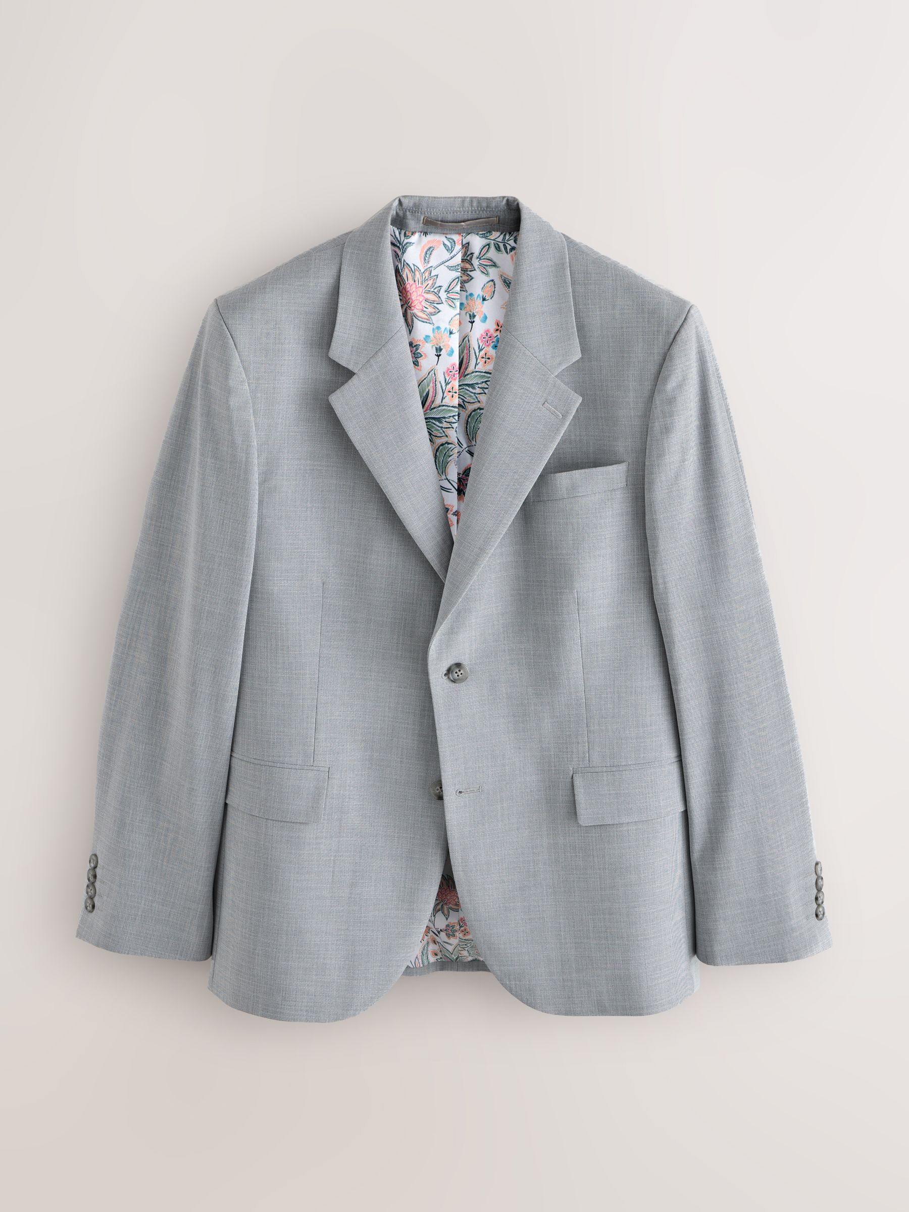 FACEONLAB Short Suit Jacket グレー Buy Light Grey Slim Fit