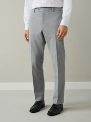 боз - Slim Fit Motionflex Textured Suit Trousers - 10ичинен 1 сүрөт