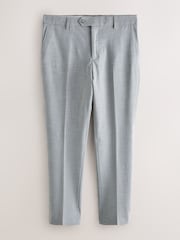 боз - Slim Fit Motionflex Textured Suit Trousers - 10ичинен 5 сүрөт