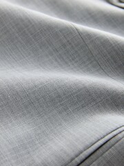 Grey Motionflex Textured Suit Waistcoat - Image 6 of 10