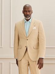 Stone Signature Tailored Fit Emmetex Italian Cotton Linen Suit Jacket - Image 1 of 11