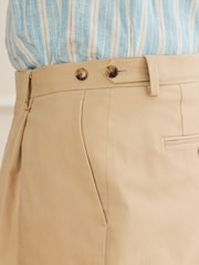 Stone Signature Tailored Fit Emmetex Italian Cotton Linen Suit Trousers - Image 4 of 4