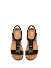 Clarks Black Kitly Gem Sandals - Image 2 of 3