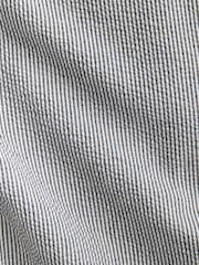Blue Signature Leomaster Tailored Fit Seersucker Texture Stripe Suit Trousers - Image 12 of 12