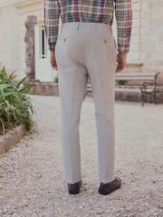 Blue Signature Leomaster Tailored Fit Seersucker Texture Stripe Suit Trousers - Image 2 of 12
