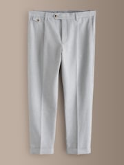 Blue Signature Leomaster Tailored Fit Seersucker Texture Stripe Suit Trousers - Image 7 of 12
