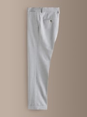 Blue Signature Leomaster Tailored Fit Seersucker Texture Stripe Suit Trousers - Image 8 of 12