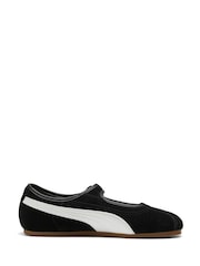 Puma Black/White Tacklette Trainers - Image 2 of 8