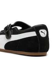 Puma Black/White Tacklette Trainers - Image 6 of 8