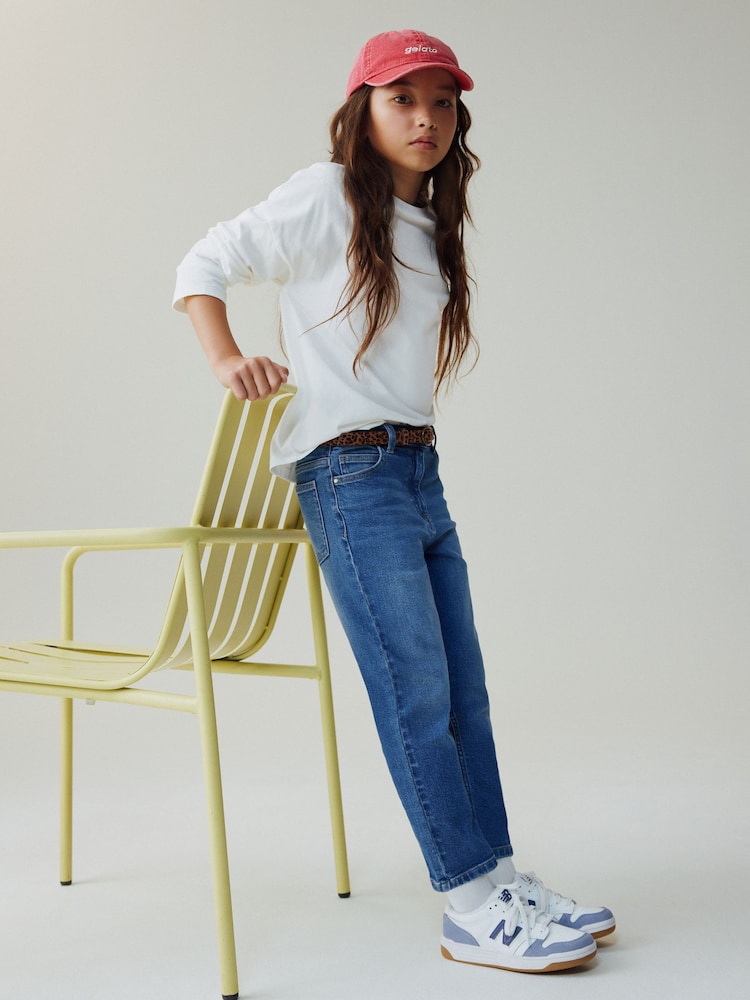 Mid Blue Slim Stretch Jeans (3-16yrs) - Image 5 of 5