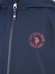 U.S. Polo Assn. Blue Boys Fleece Lined Windcheater - Image 10 of 12