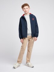 U.S. Polo Assn. Blue Boys Fleece Lined Windcheater - Image 3 of 12