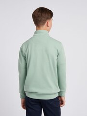 U.S. Polo Assn. Green Double Horsemen ¼ Zip Sweatshirt - Image 4 of 8