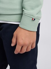 U.S. Polo Assn. Green Double Horsemen ¼ Zip Sweatshirt - Image 5 of 8