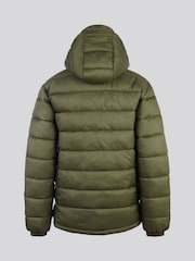 U.S. Polo Assn. Green Hooded Quilted Jacket - Image 7 of 9