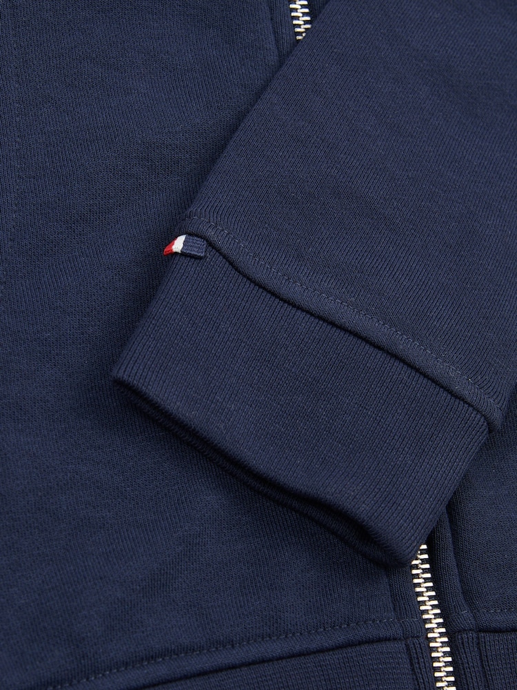 U.S. Polo Assn. Blue Double Horsemen Zip Hoodie - Image 5 of 5