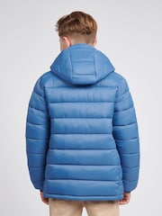 U.S. Polo Assn. Blue Hooded Quilted Jacket - Image 2 of 9