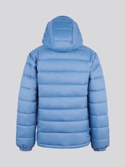 U.S. Polo Assn. Blue Hooded Quilted Jacket - Image 7 of 9
