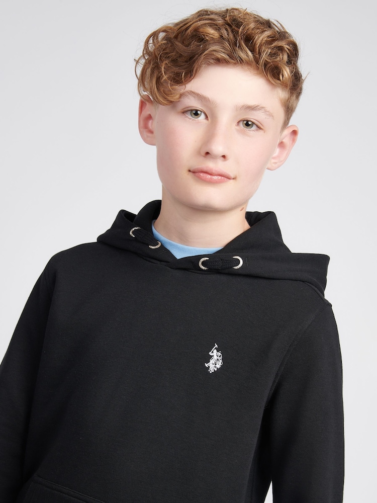 U.S. Polo Assn. Black Double Horsemen Hoodie - Image 2 of 9