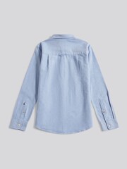 U.S. Polo Assn Blue Boys Oxford Shirt - Image 7 of 9