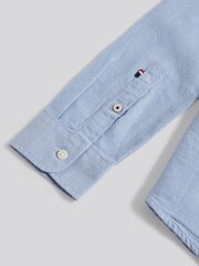 U.S. Polo Assn Blue Boys Oxford Shirt - Image 9 of 9