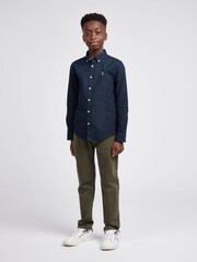 U.S. Polo Assn Navy Blue Boys Oxford Shirt - Image 3 of 9