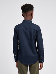 U.S. Polo Assn Navy Blue Boys Oxford Shirt - Image 4 of 9