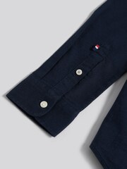 U.S. Polo Assn Navy Blue Boys Oxford Shirt - Image 5 of 9