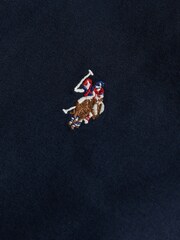 U.S. Polo Assn Navy Blue Boys Oxford Shirt - Image 9 of 9