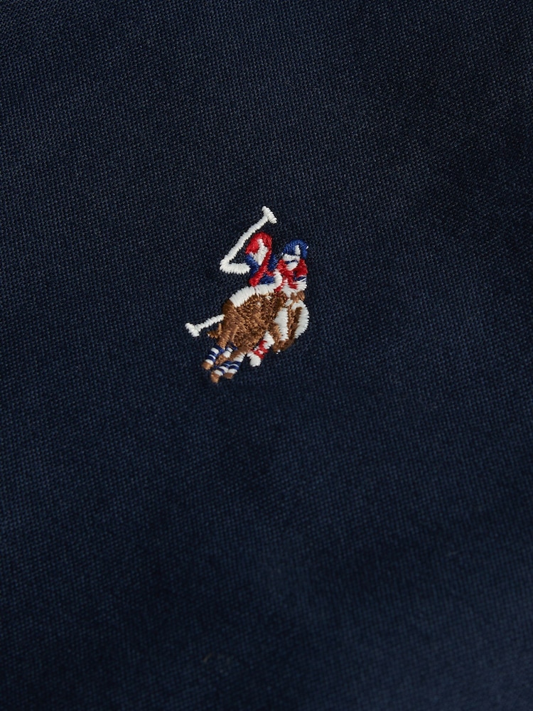 U.S. Polo Assn Navy Blue Boys Oxford Shirt - Image 9 of 9 U.S. Polo Assn Navy Blue Boys Oxford Shirt - Image 9 of 9