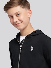 U.S. Polo Assn. Black Double Horsemen Zip Hoodie - Image 4 of 9