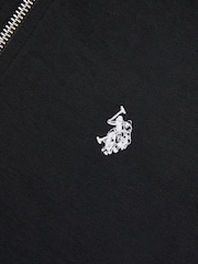 U.S. Polo Assn. Black Double Horsemen Zip Hoodie - Image 9 of 9
