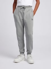 U.S. Polo Assn. Grey Double Horsemen Joggers - Image 1 of 8