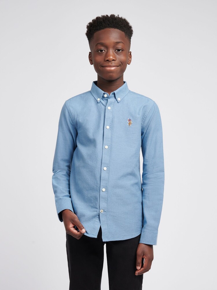 U.S. Polo Assn Vintage Indigo Boys Oxford Shirt - Image 1 of 9