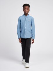 U.S. Polo Assn Vintage Indigo Boys Oxford Shirt - Image 3 of 9