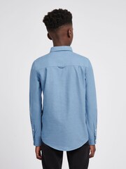 U.S. Polo Assn Vintage Indigo Boys Oxford Shirt - Image 4 of 9