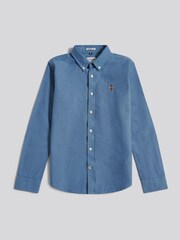 U.S. Polo Assn Vintage Indigo Boys Oxford Shirt - Image 6 of 9