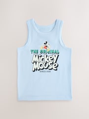 Blue/White Mickey Mouse Vests 3 Pack (1.5-8yrs) - Image 2 of 7