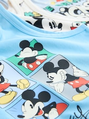 Blue/White Mickey Mouse Vests 3 Pack (1.5-8yrs) - Image 6 of 7