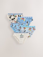 蓝色/白色 - Mickey Mouse Briefs 5 Pack (2-10yrs) - 图片1 / 9