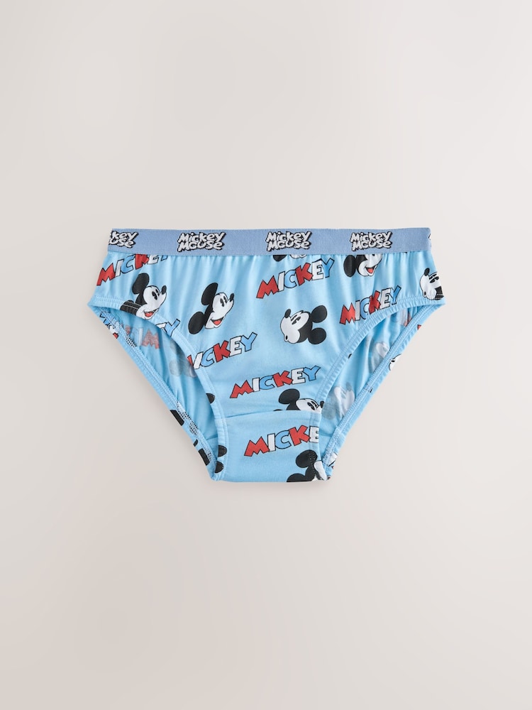 蓝色/白色 - Mickey Mouse Briefs 5 Pack (2-10yrs) - 图片2 / 9