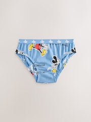 蓝色/白色 - Mickey Mouse Briefs 5 Pack (2-10yrs) - 图片3 / 9