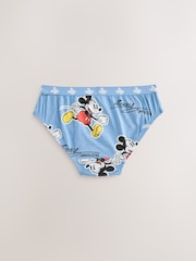 蓝色/白色 - Mickey Mouse Briefs 5 Pack (2-10yrs) - 图片4 / 9
